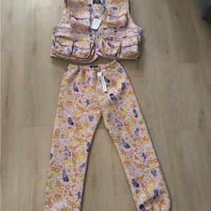 Liberal Youth Ministry size small 3 piece outfit, shirt, pants, vest new